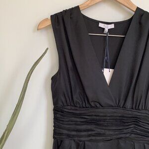 Adam Lippes Hammered Silk LBD dress